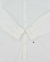 Vintage Y2K 00s Moschino Embroidered Heart Long Sleeve Shirt - L
