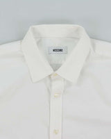 Vintage Y2K 00s Moschino Embroidered Heart Long Sleeve Shirt - L