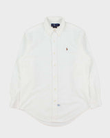 Vintage 1990s Ralph Lauren Classic Fit Long Sleeve Shirt - M