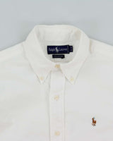 Vintage 1990s Ralph Lauren Classic Fit Long Sleeve Shirt - M