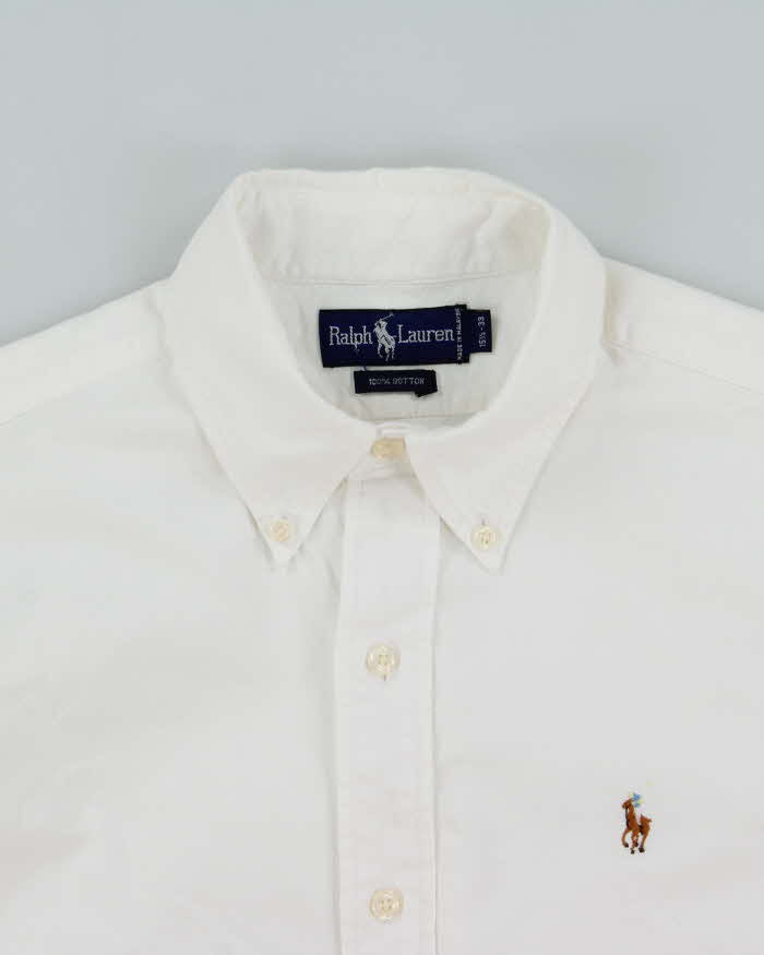 Vintage 1990s Ralph Lauren Classic Fit Long Sleeve Shirt - M