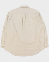 Vintage 1990s Tommy Hilfiger Linen &amp; Cotton Blend Oversized Shirt - L