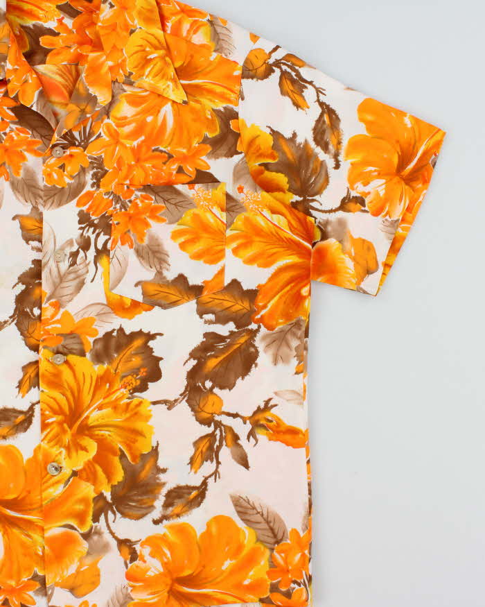 Vintage 1970s Made In Hawaii Hawaiian Shirt - L