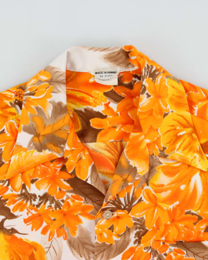 Vintage 1970s Made In Hawaii Hawaiian Shirt - L