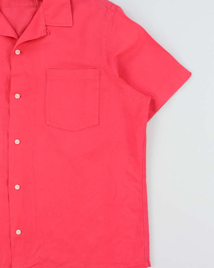 Vintage Ralph Lauren Linen &amp; Cotton Blend Short Sleeve Shirt - XL