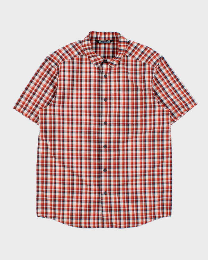 Vintage Arc'teryx Checked Short Sleeve Shirt - M