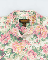 Vintage 1990s Eddie Bauer Floral Short Sleeve Shirt - L