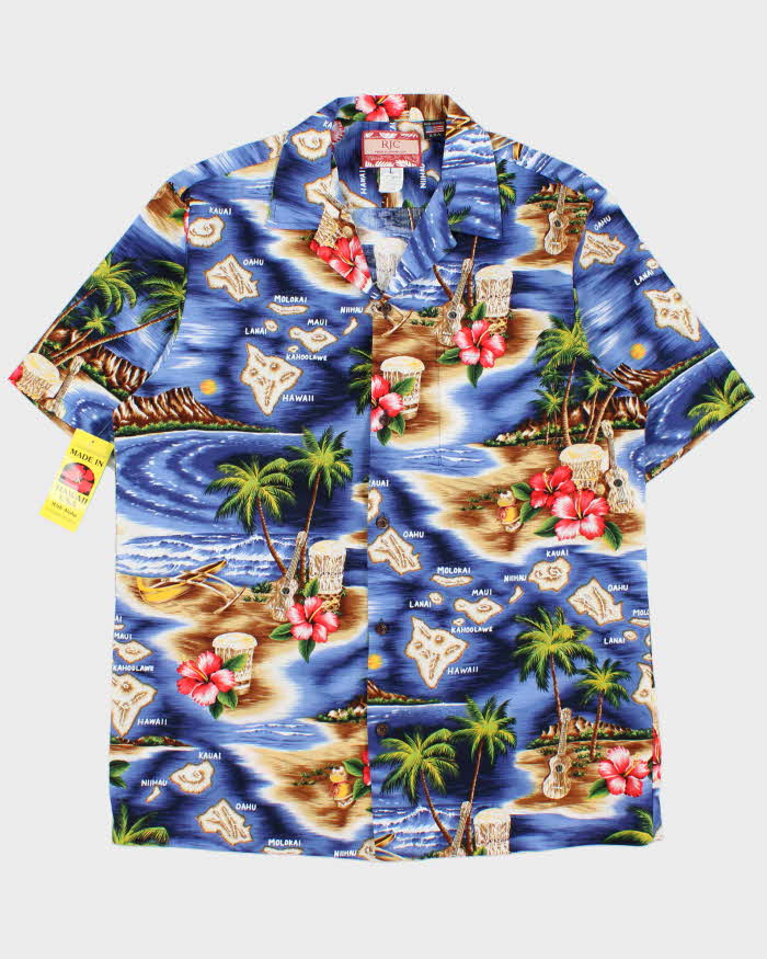 DSWT Vintage 1990s RJC Made In USA Hawaiian Aloha Shirt - L