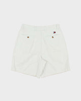 Vintage Y2K 00s Tommy Hilfiger Double Pleated Chino Relaxed Fit Wide Leg Bermuda Shorts - W30