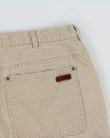 Vintage Sorel Khaki Canvas Relaxed Fit Wide Leg Carpenter Shorts - W38
