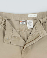 Vintage Sorel Khaki Canvas Relaxed Fit Wide Leg Carpenter Shorts - W38
