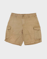 Vintage Polo Ralph Lauren Canvas Relaxed Fit Wide Leg Cargo Shorts - W33