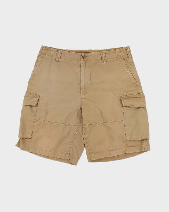 Vintage Polo Ralph Lauren Canvas Relaxed Fit Wide Leg Cargo Shorts - W33