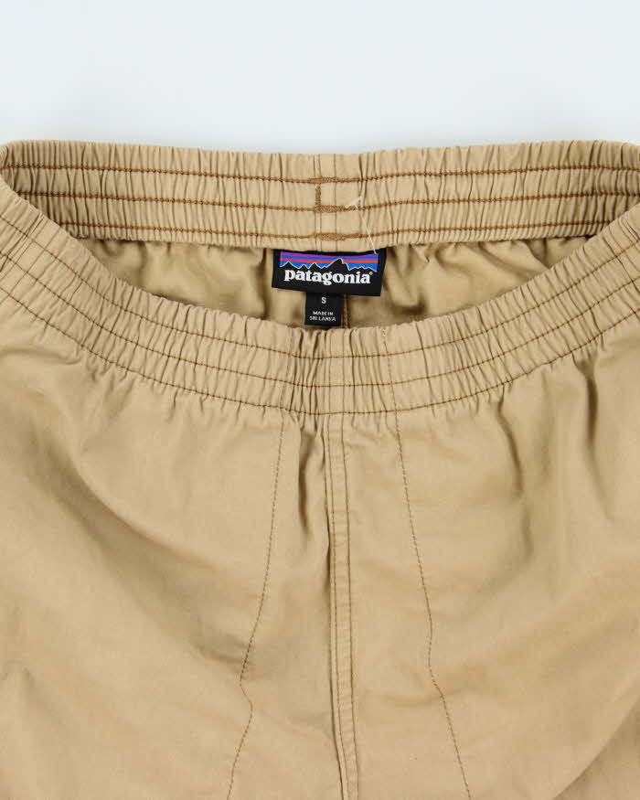 Vintage Patagonia Khaki Cotton Canvas Loose Fit Drawstring Shorts - S
