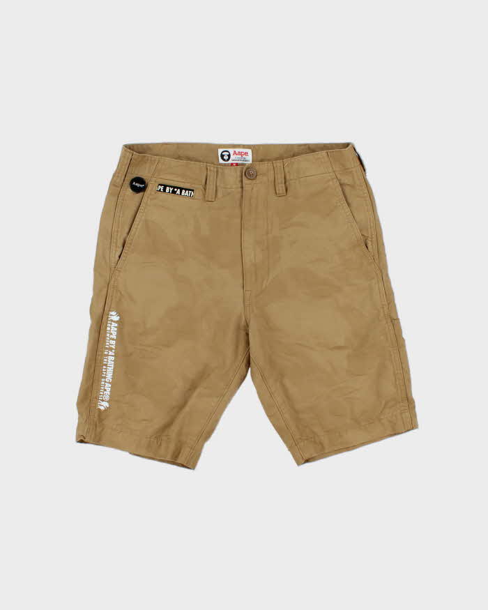 Aape By A Bathing Ape Khaki Desert Camo Aape Universe Chino Shorts - M