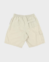 Vintage 1990s Umbro Desert Khaki Canvas Wide Leg Relaxed Fit Shorts - M