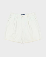 Vintage 1990s Polo Ralph Lauren Double Pleated Chino Relaxed Fit Leg Bermuda Shorts - W36