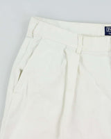 Vintage 1990s Polo Ralph Lauren Double Pleated Chino Relaxed Fit Leg Bermuda Shorts - W36