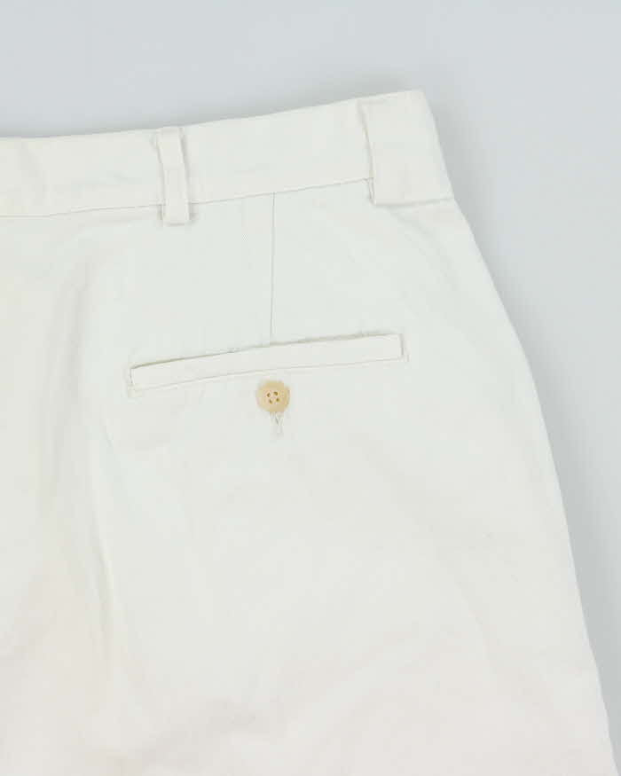 Vintage 1990s Polo Ralph Lauren Double Pleated Chino Relaxed Fit Leg Bermuda Shorts - W36