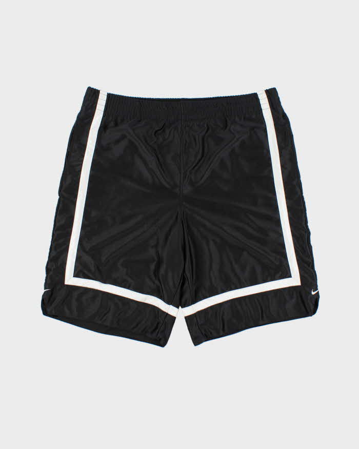 Vintage Y2K 00s Nike Satin Embroidered Relaxed Fit Basketball Shorts - M