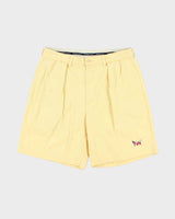 Vintage 1990s Polo Ralph Lauren High Waisted Double Pleated Relaxed Fit Wide Leg Classic Chino Flag Bermuda Shorts - W34