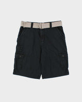 Vintage Y2K 00s Airwalk Canvas Relaxed Fit Belted Cargo Shorts - W30