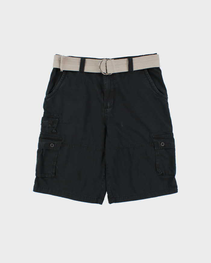 Vintage Y2K 00s Airwalk Canvas Relaxed Fit Belted Cargo Shorts - W30