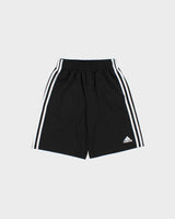 Vintage Adidas Silver 3-Stripe Relaxed Fit Pocket Sport Shorts - S