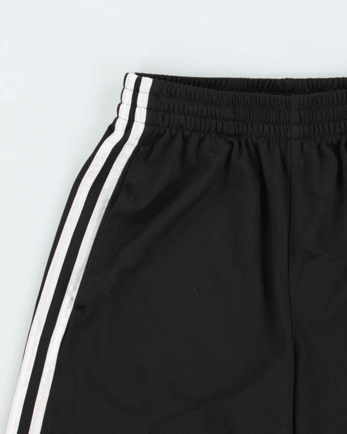 Vintage Adidas Silver 3-Stripe Relaxed Fit Pocket Sport Shorts - S