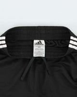 Vintage Adidas Silver 3-Stripe Relaxed Fit Pocket Sport Shorts - S