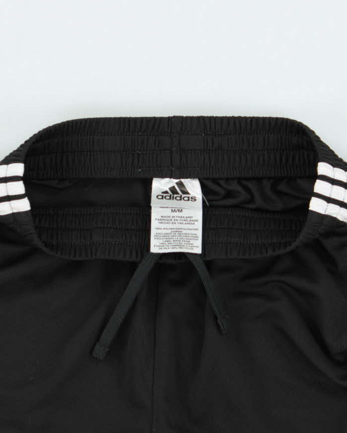 Vintage Adidas Silver 3-Stripe Relaxed Fit Pocket Sport Shorts - S