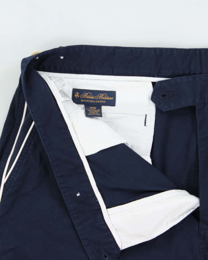 Vintage Brooks Brothers Superpima Cotton Relaxed Fit Bermuda Shorts - W38
