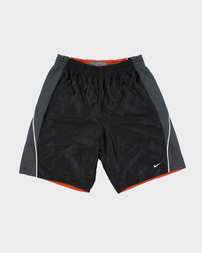Vintage Y2K 00s Nike Reversible Heavyweight Embroidered Mesh Basketball Shorts - M