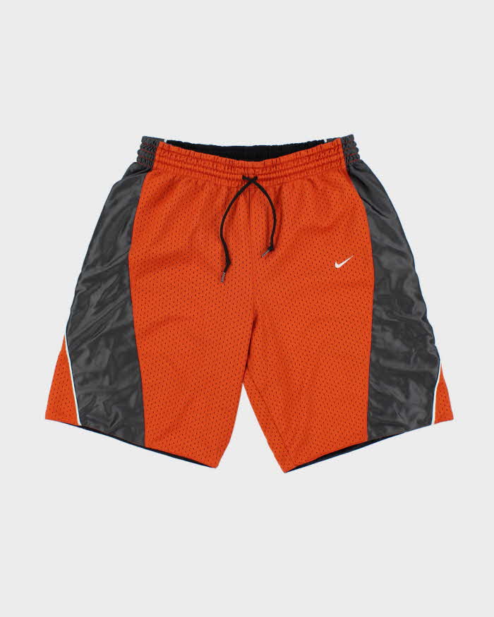 Vintage Y2K 00s Nike Reversible Heavyweight Embroidered Mesh Basketball Shorts - M