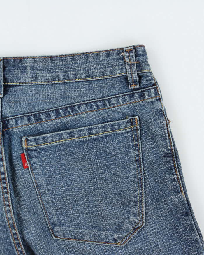 Vintage Y2K 00s Levi's 'Husky' Relaxed Fit Knee Length Denim Jean Shorts - W33