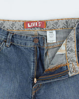 Vintage Y2K 00s Levi's 'Husky' Relaxed Fit Knee Length Denim Jean Shorts - W33