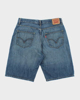 Vintage Y2K 00s Levi's '569 Loose Straight' Relaxed Fit Baggy Denim Jean Shorts - W36