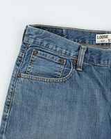 Vintage Y2K 00s Levi's '569 Loose Straight' Relaxed Fit Baggy Denim Jean Shorts - W36