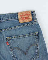 Vintage Y2K 00s Levi's '569 Loose Straight' Relaxed Fit Baggy Denim Jean Shorts - W36