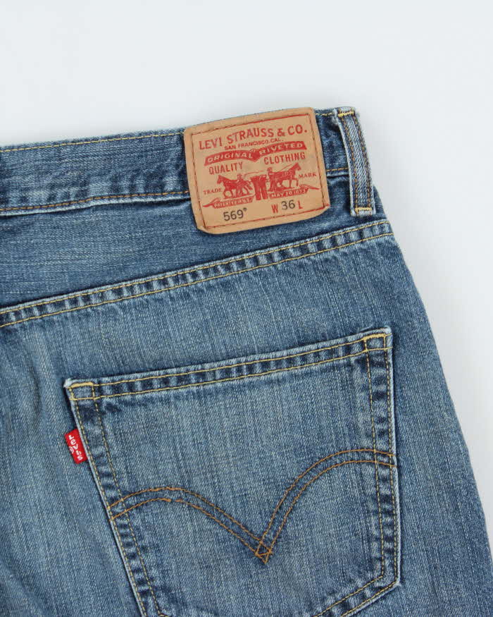 Vintage Y2K 00s Levi's '569 Loose Straight' Relaxed Fit Baggy
