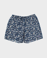 Vintage Patagonia 'Netplus Shells Baggies' 7 Inch Aztec Patterned Relaxed Fit Shorts - L