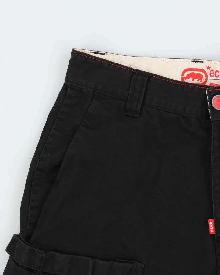Vintage Y2K 00s Ecko UNTLD Plex Denim Foundry Baggy Relaxed Fit Cargo Shorts - W32