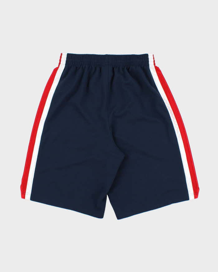 Vintage Y2K 00s Nike Heavyweight Satin Taped Wide Leg Loose Fit Basketball Shorts - M