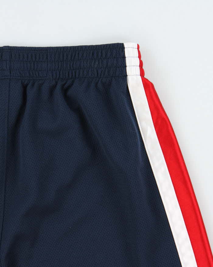 Vintage Y2K 00s Nike Heavyweight Satin Taped Wide Leg Loose Fit Basketball Shorts - M