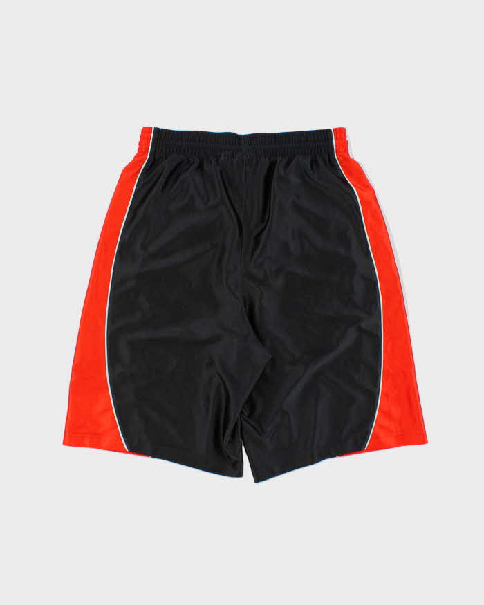 Vintage Y2K 00s Adidas Satin 3-Stripe Relaxed Fit Baggy Sports Shorts - M
