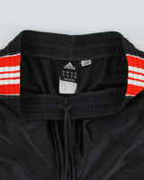 Vintage Y2K 00s Adidas Satin 3-Stripe Relaxed Fit Baggy Sports Shorts - M