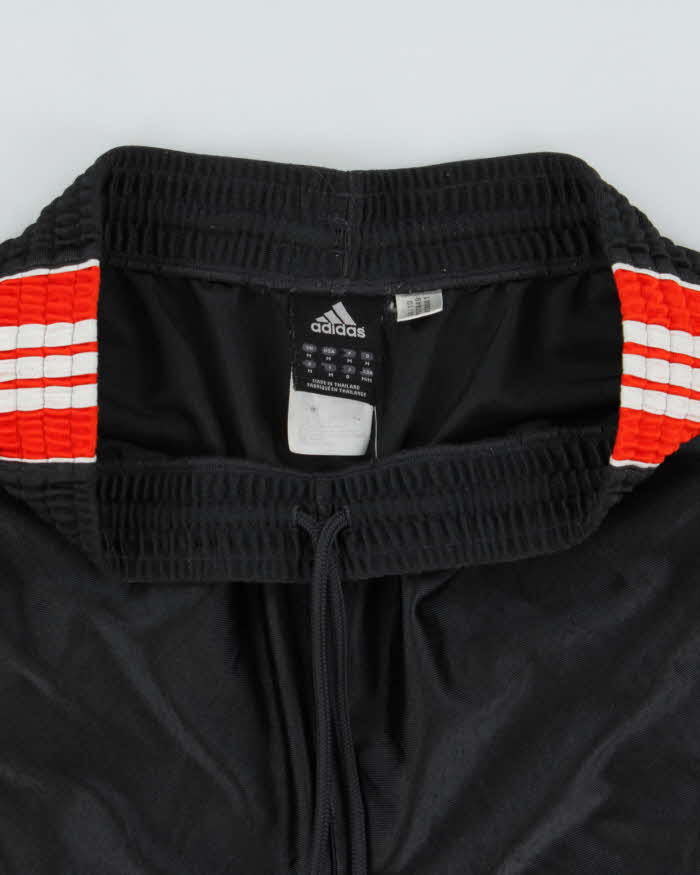 Vintage Y2K 00s Adidas Satin 3-Stripe Relaxed Fit Baggy Sports Shorts - M