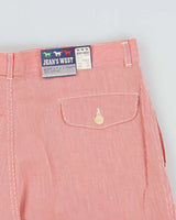 DSWT 1970s Jeans West Pin Stripe Cotton Bermuda Shorts - W31