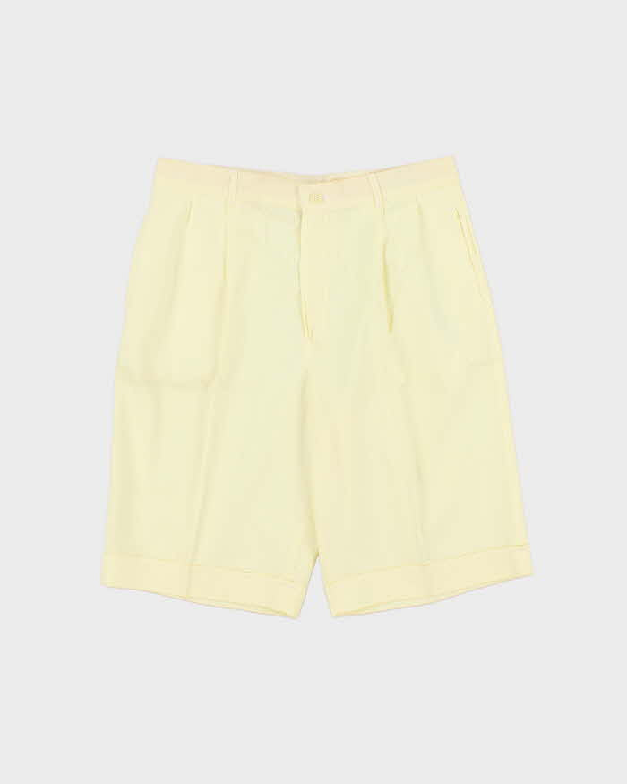 DSWT 1970s Jeans West Pin Stripe Cotton Bermuda Shorts - W31