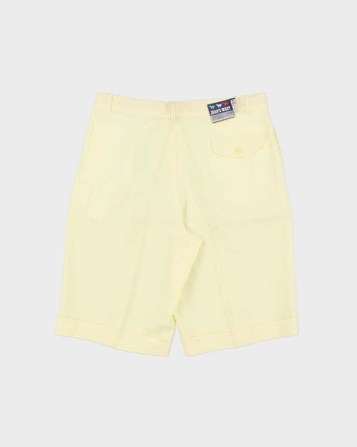 DSWT 1970s Jeans West Pin Stripe Cotton Bermuda Shorts - W31
